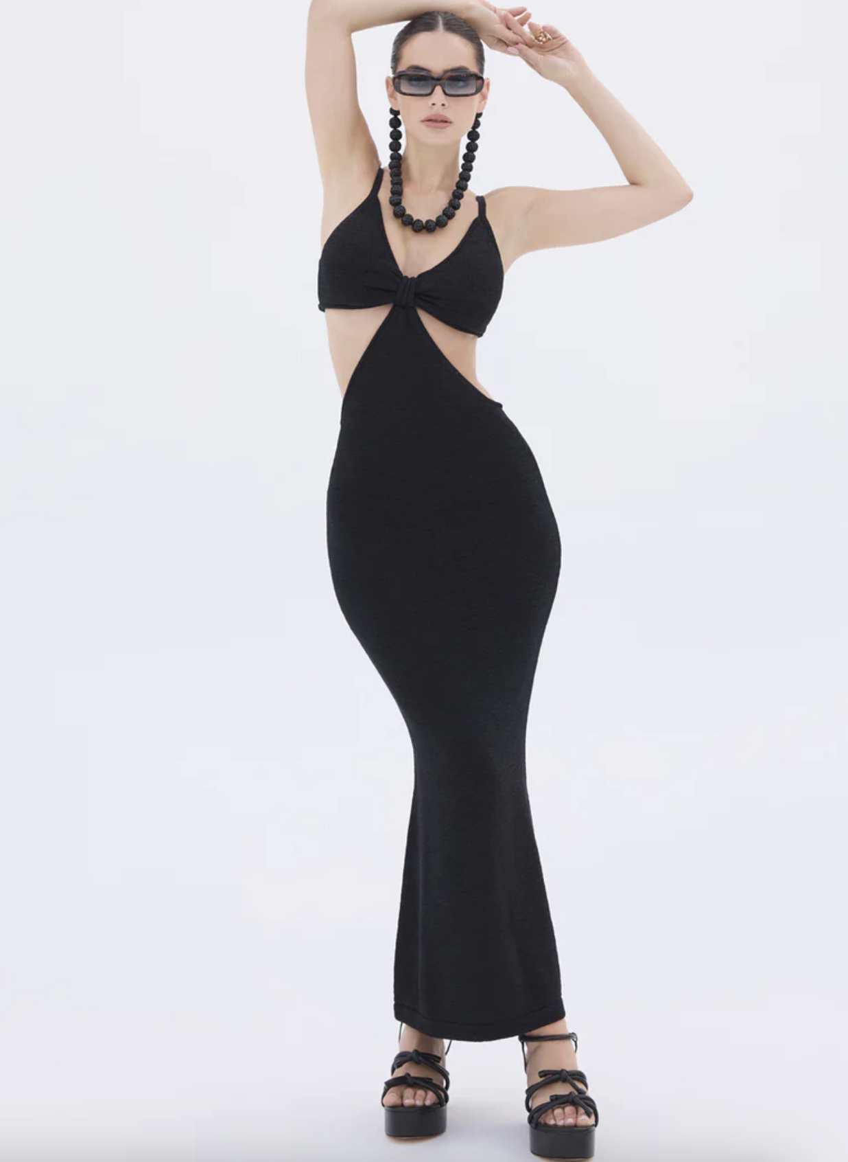 Cult Gaia Serita Black Dress