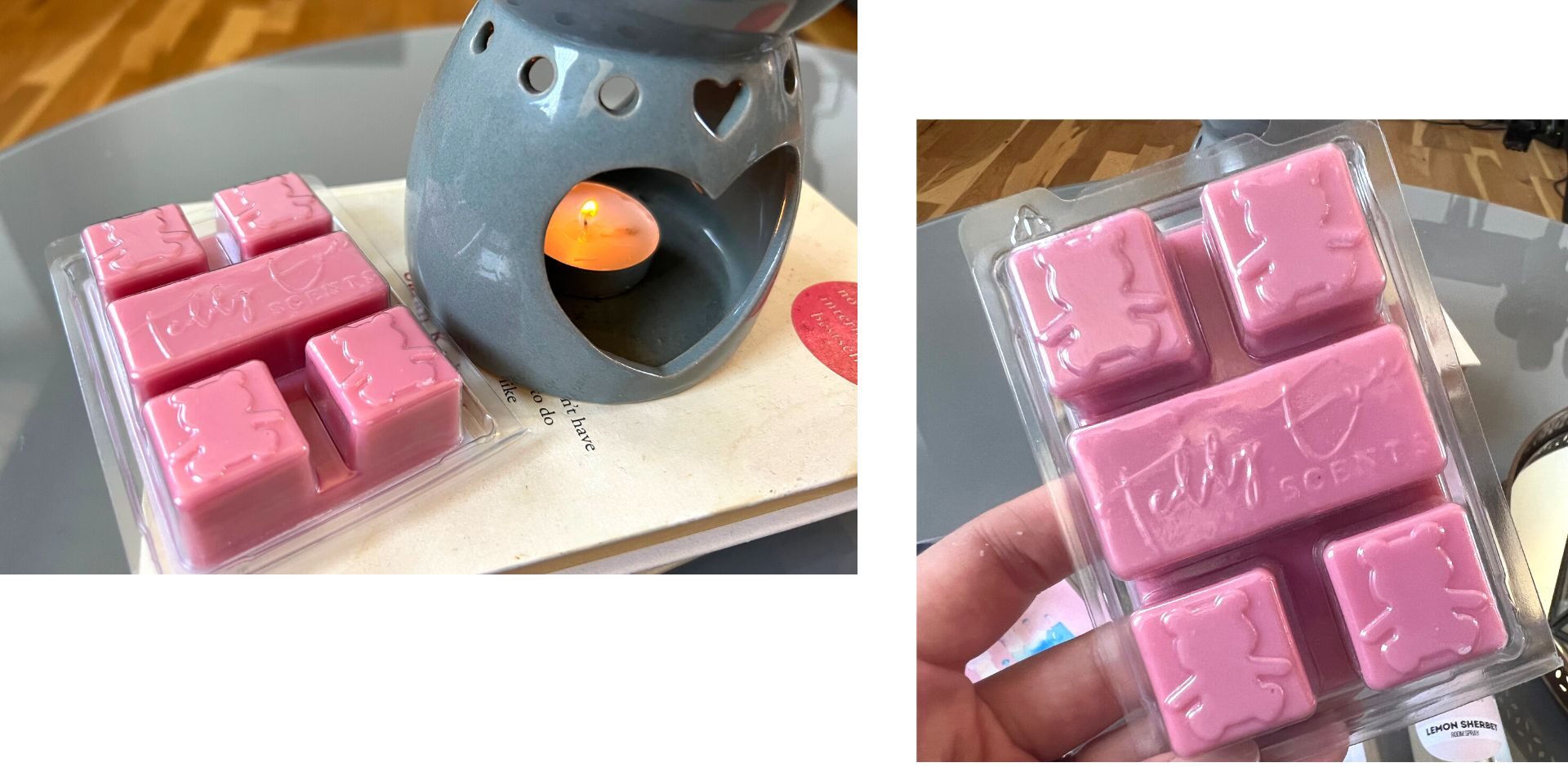 Teddy Eva Rhubarb and Custard Wax Melts