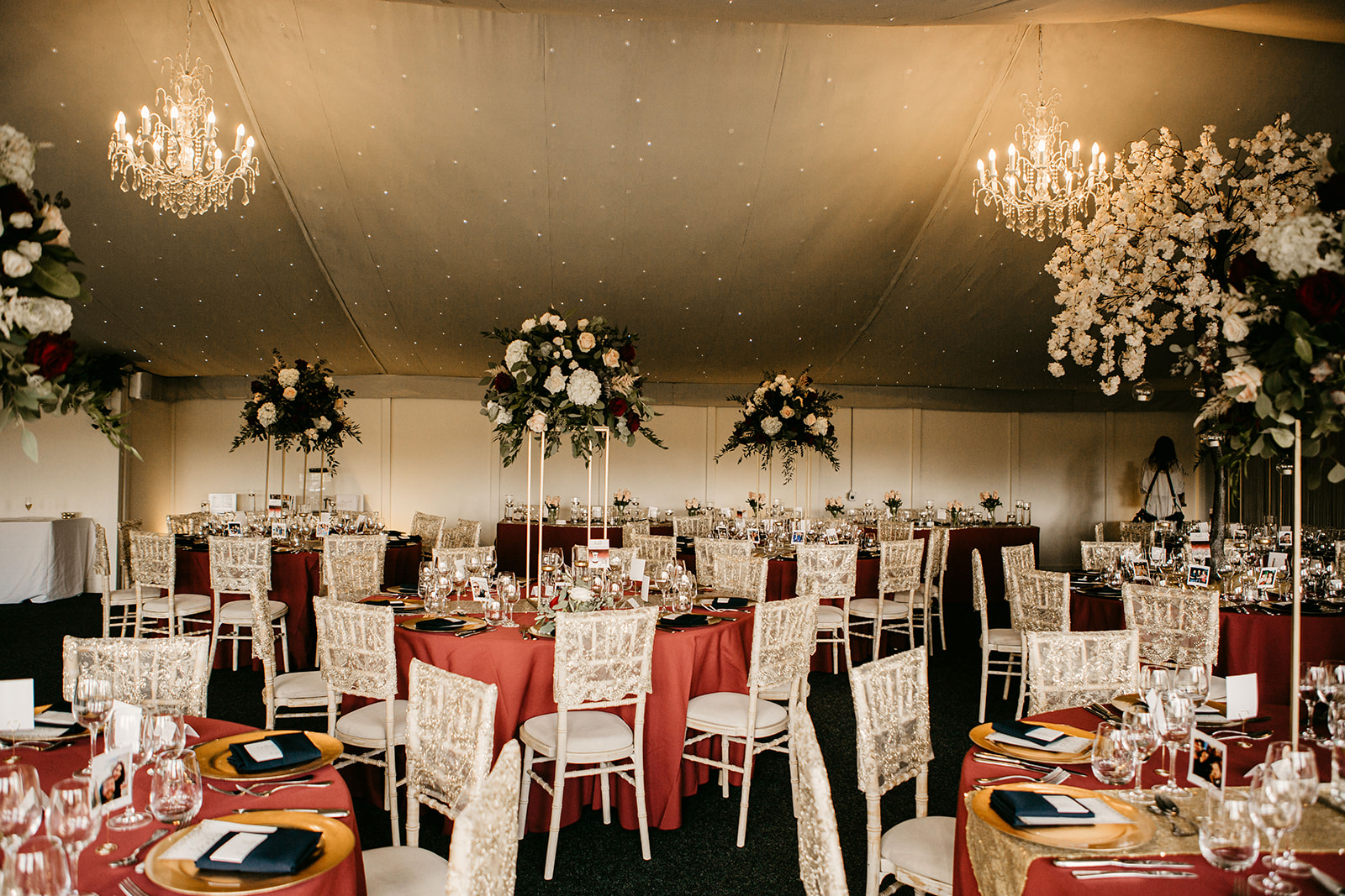 Wedding Chairs Gold Sleeves